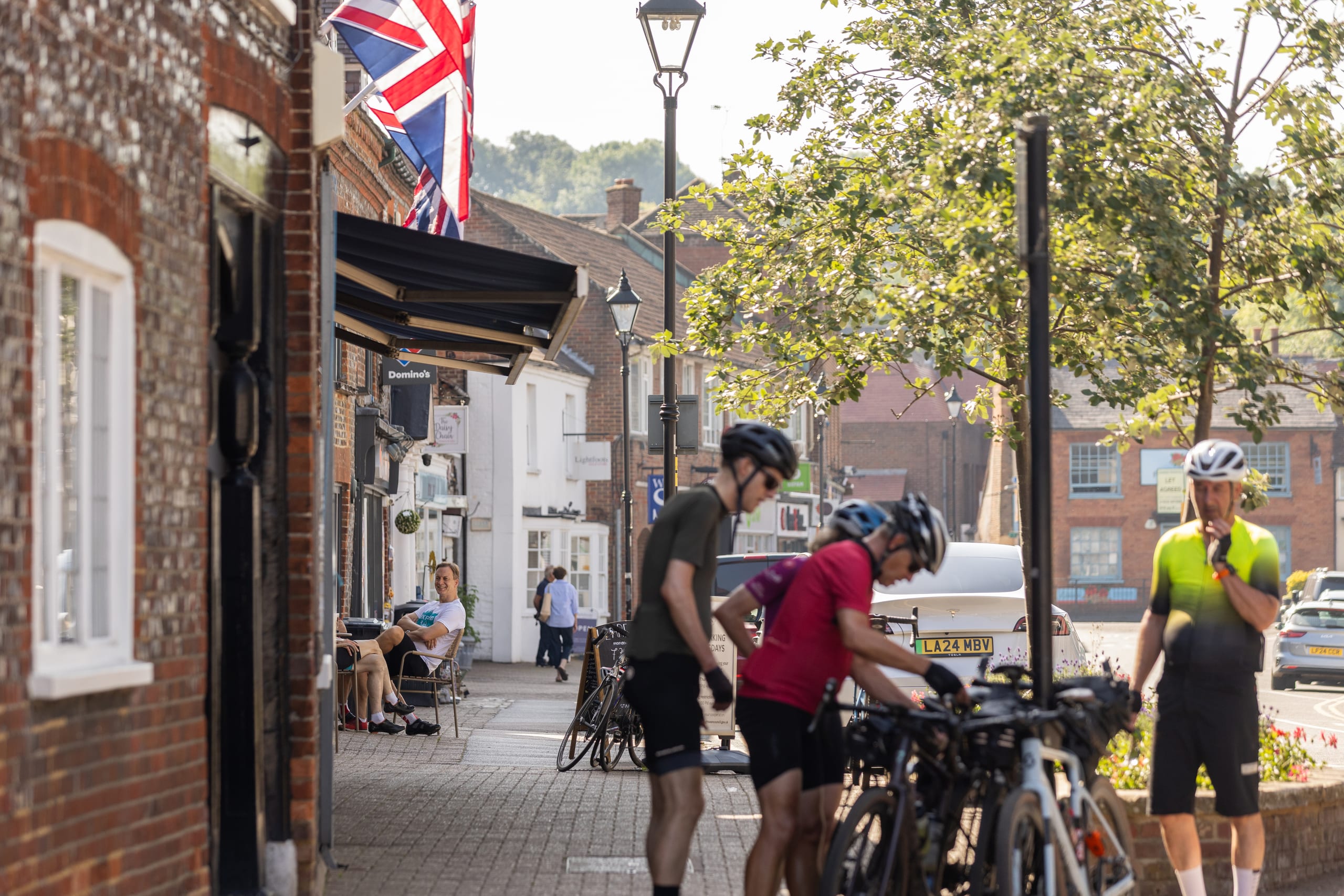 On the high street