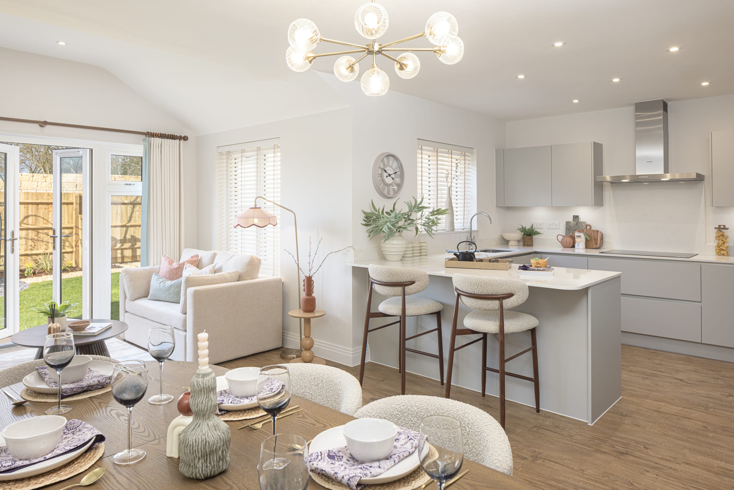 Kitchen and dining