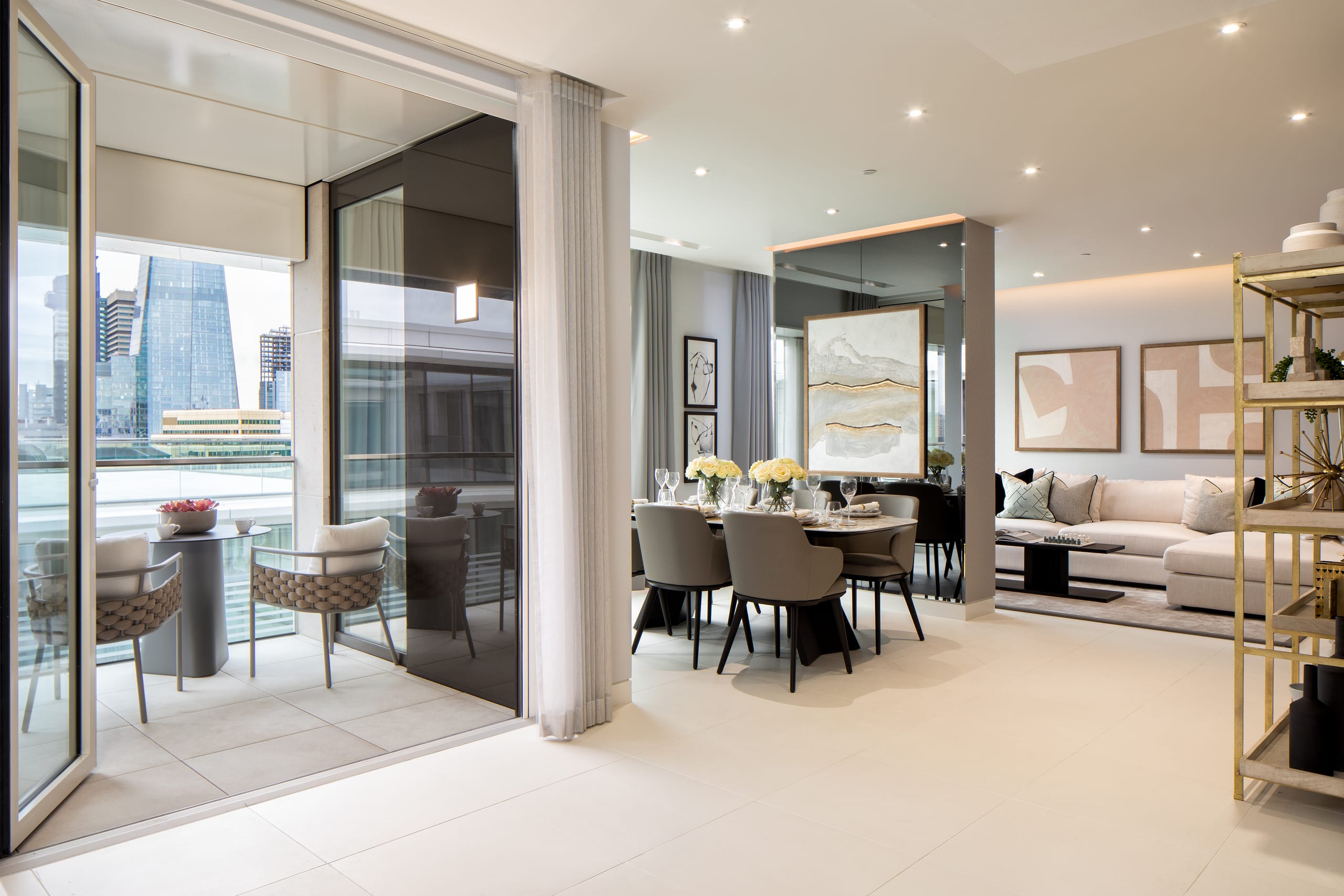 Living and dining