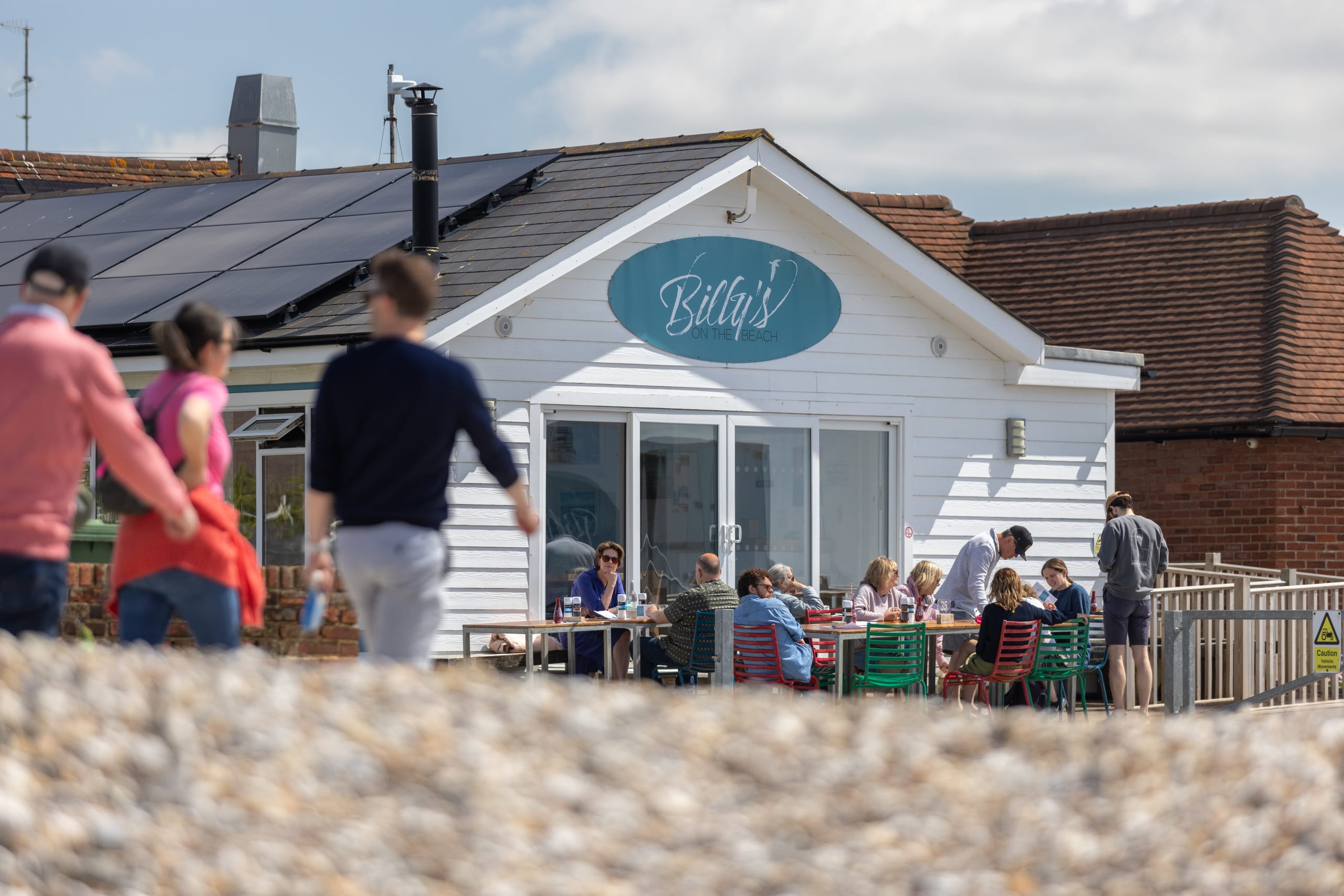 The beach café